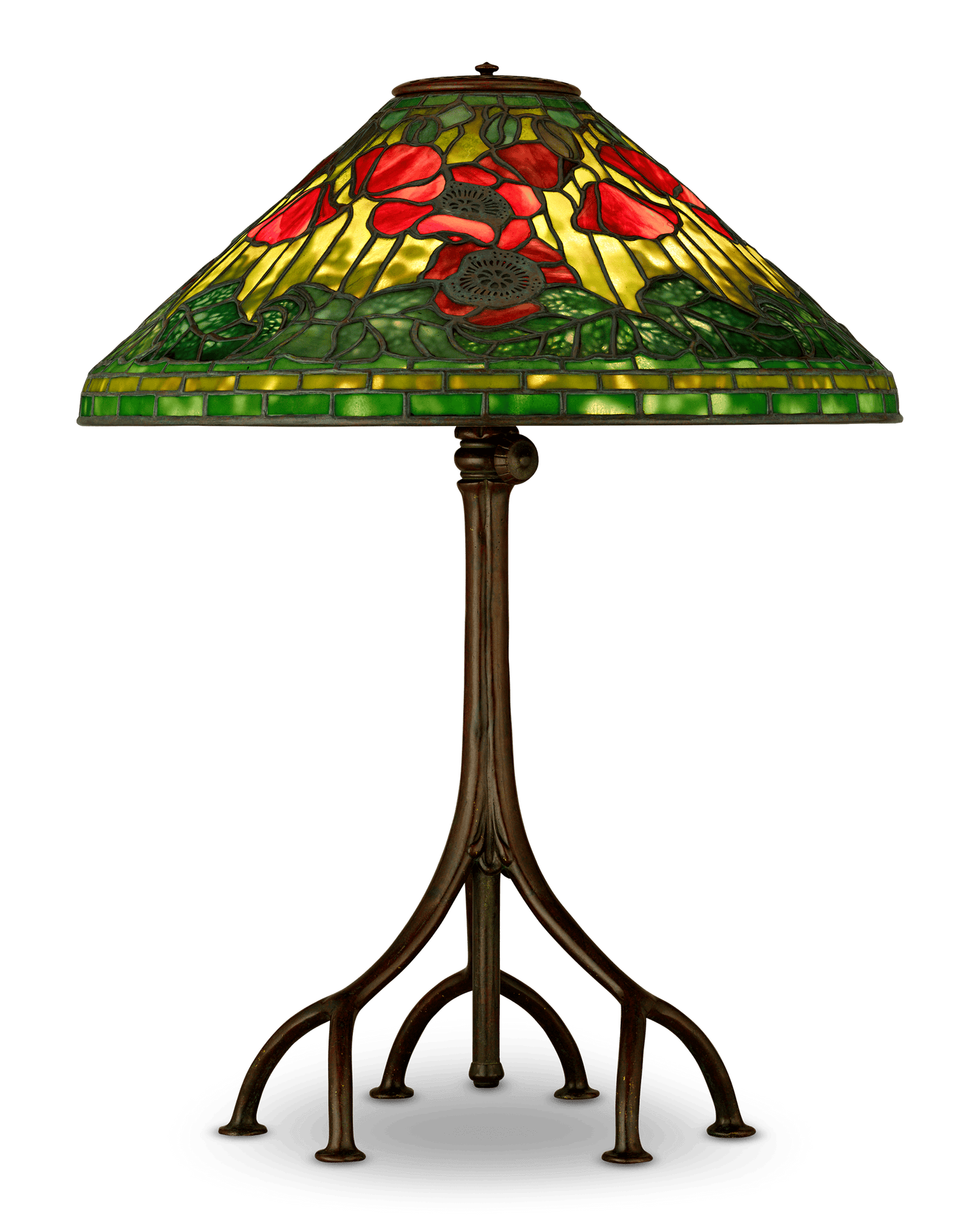 Tiffany Studios Poppy Lamp