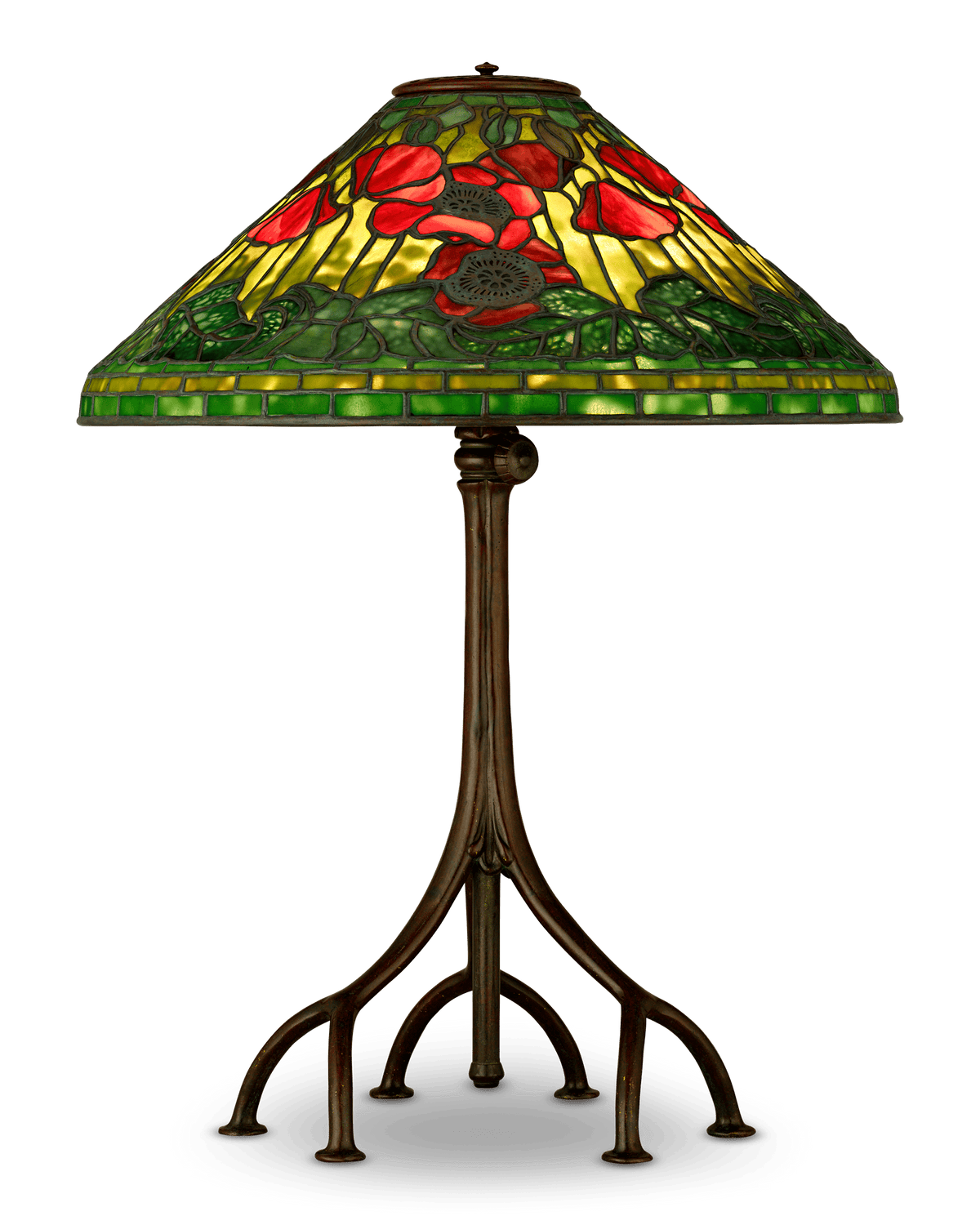 Tiffany Studios Poppy Lamp