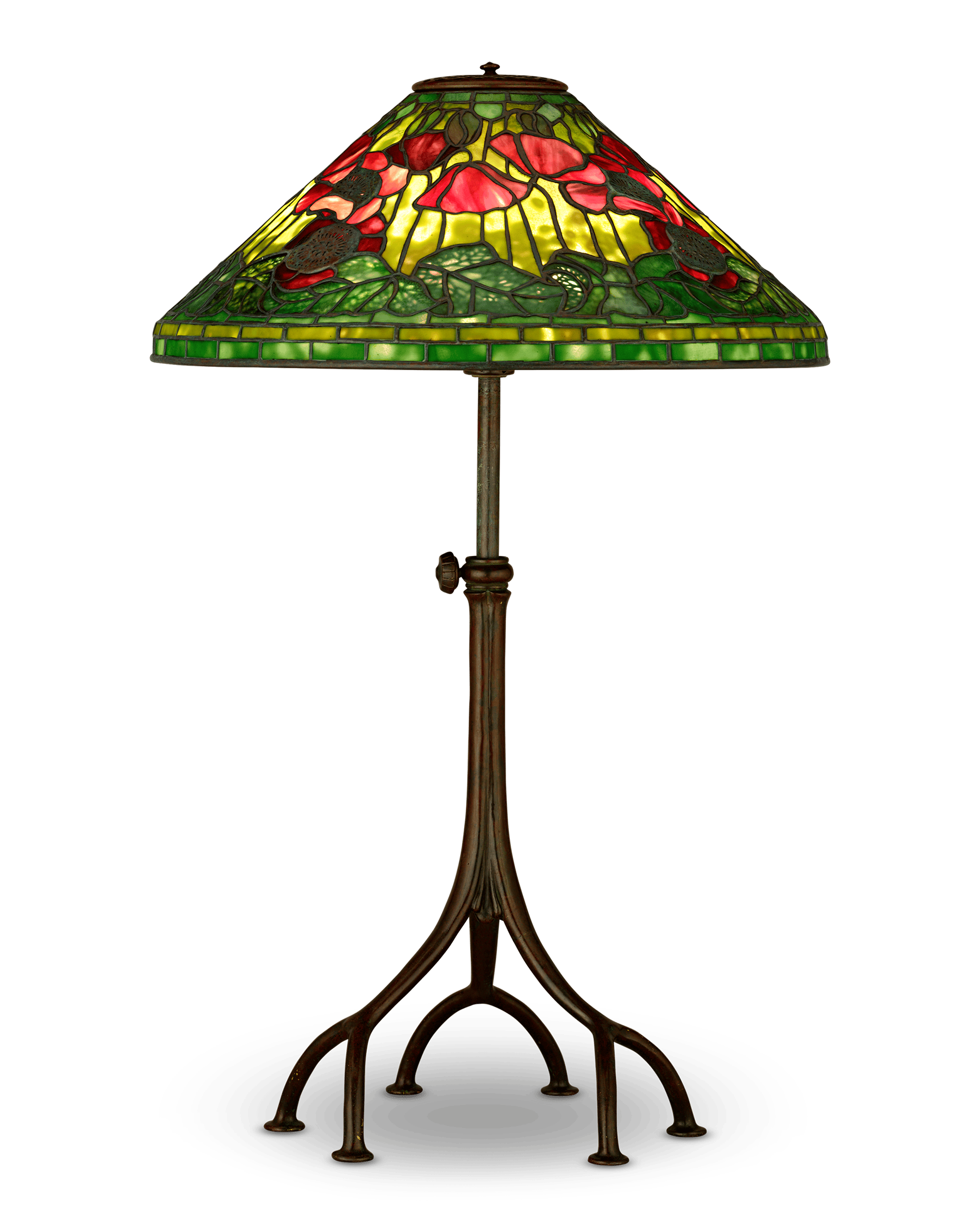 Tiffany Studios Poppy Lamp
