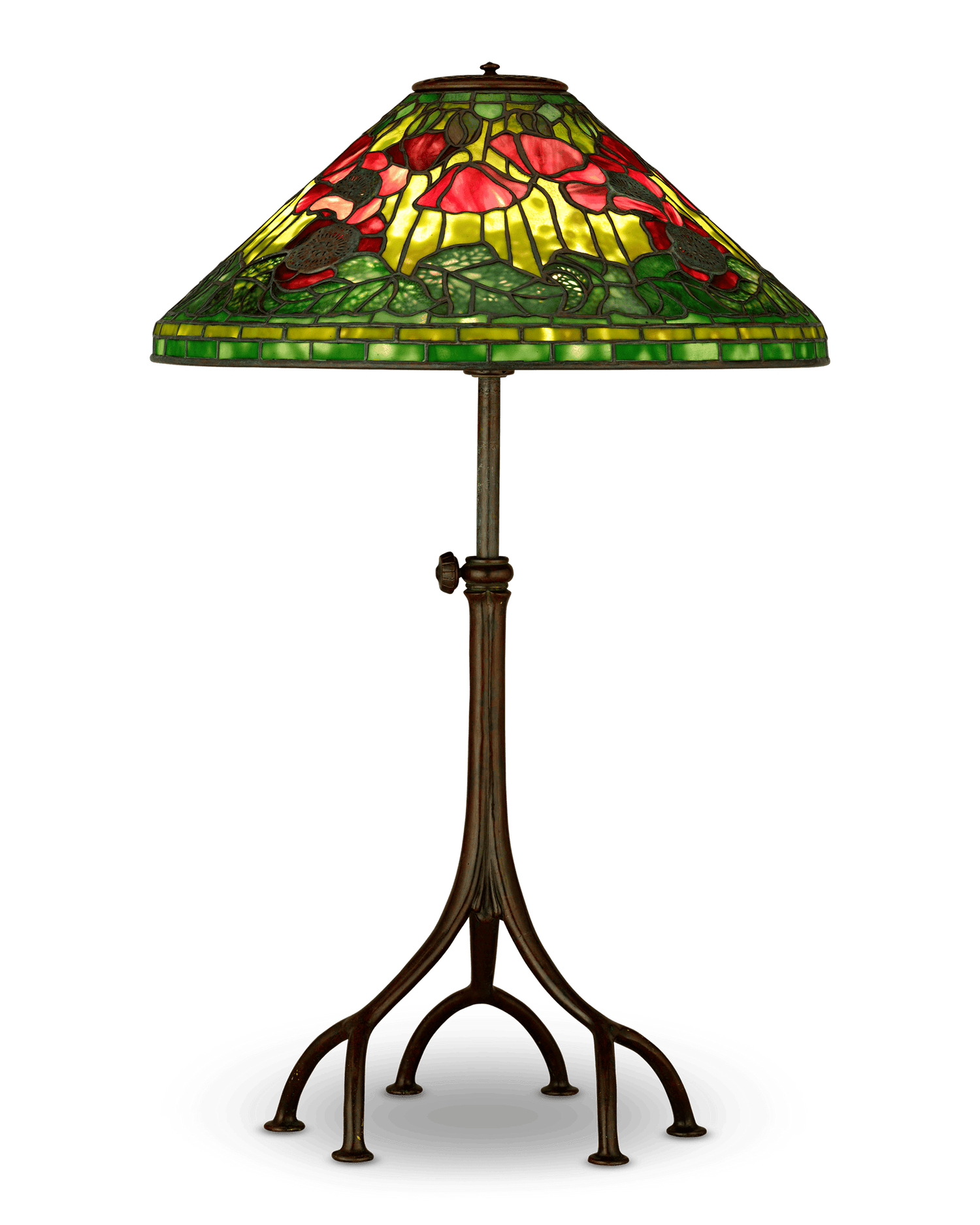 Tiffany Studios Poppy Lamp