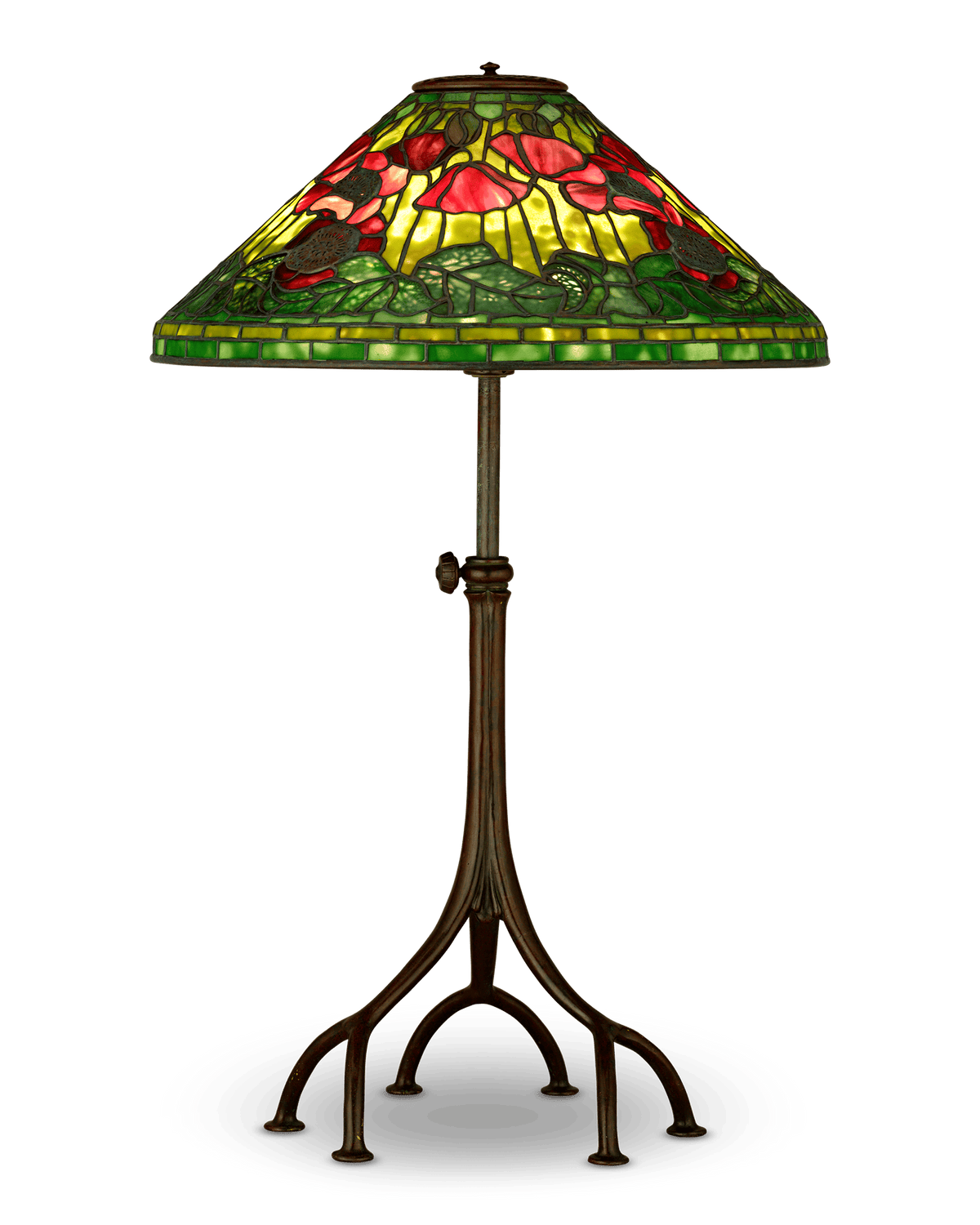 Tiffany Studios Poppy Lamp