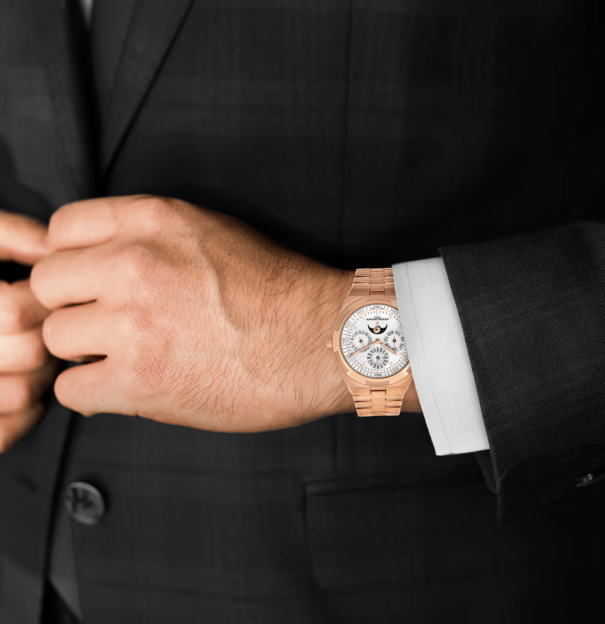 Vacheron Constantin Overseas Perpetual Calendar Rose Gold Watch