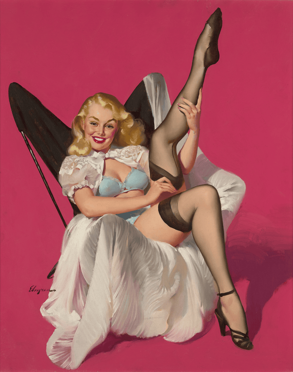 Sheer Nonsense by Gil Elvgren