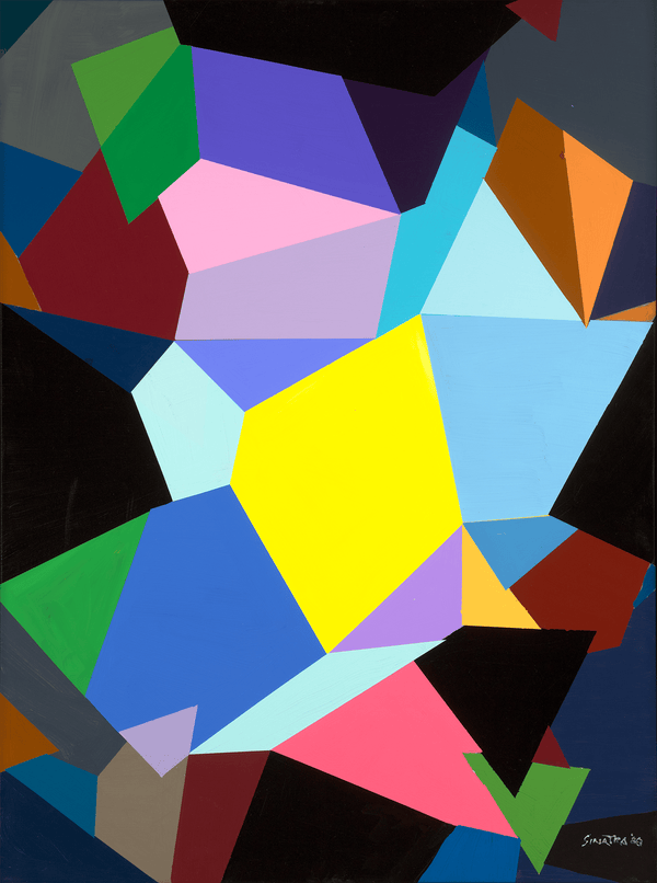 Abstract with Blues by Frank Sinatra