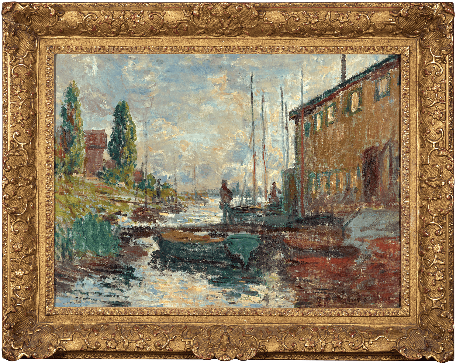 Le bassin d'Argenteuil by Claude Monet
