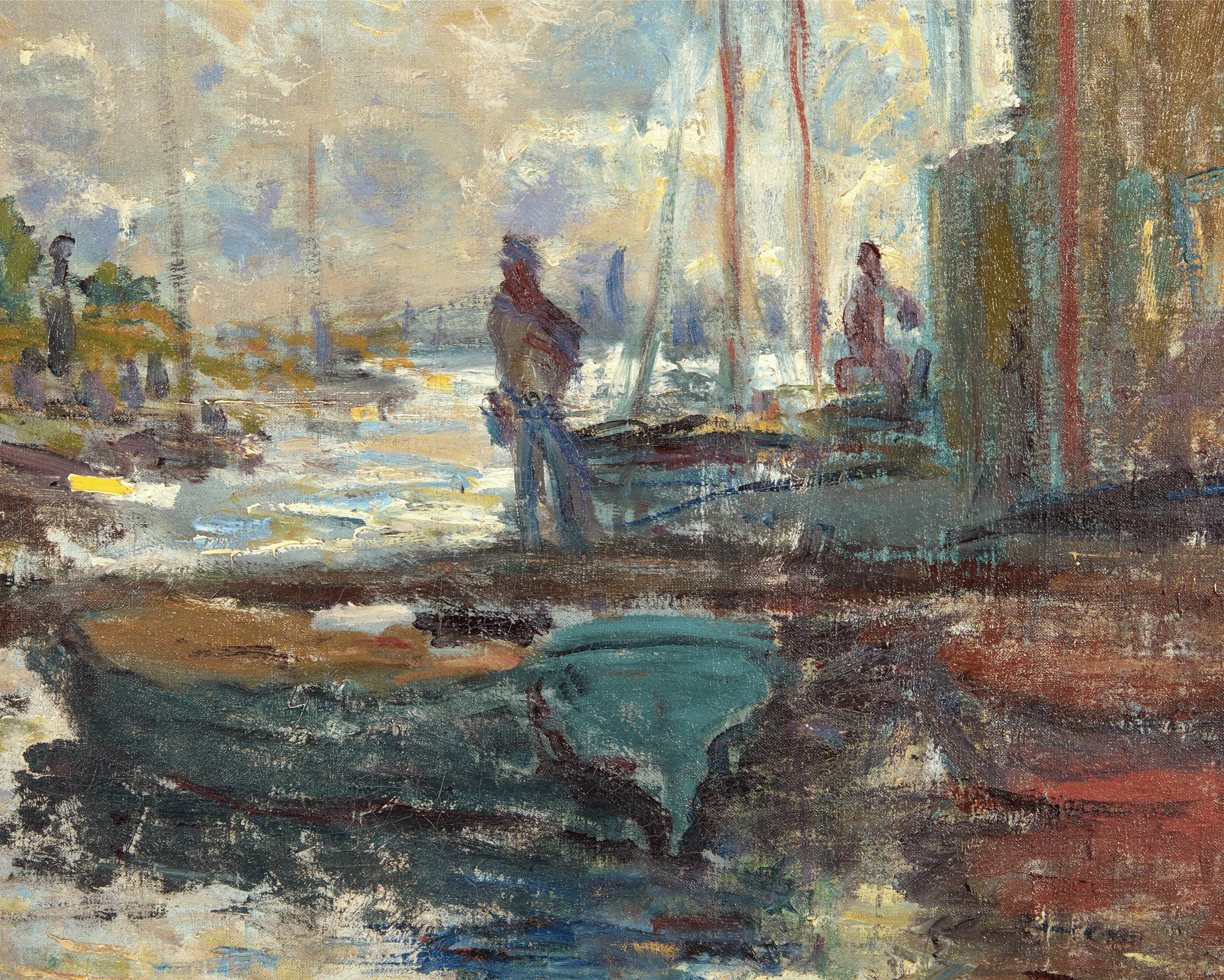 Le bassin d'Argenteuil by Claude Monet