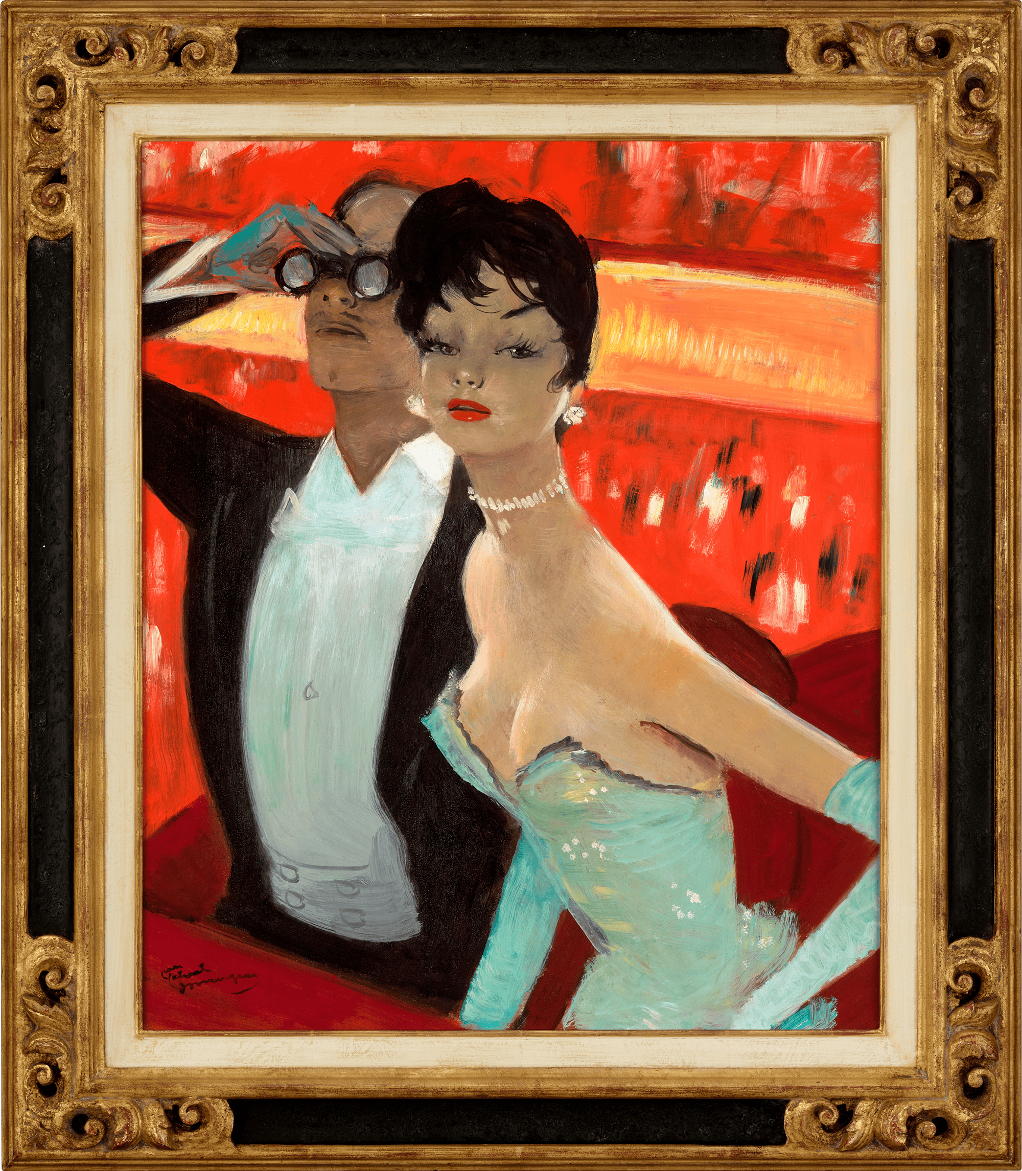 La loge by Jean Gabriel Domergue