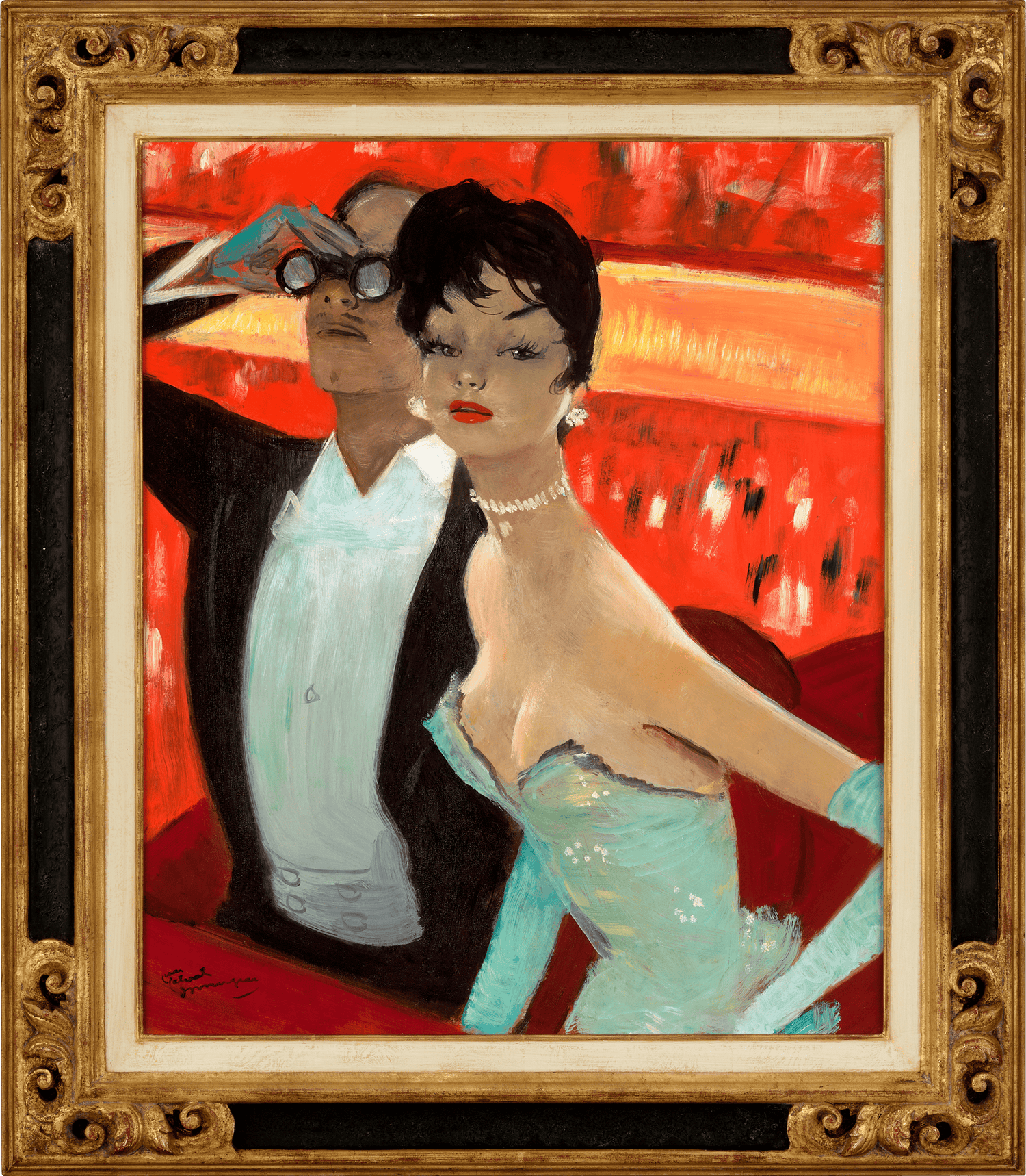 La loge by Jean Gabriel Domergue
