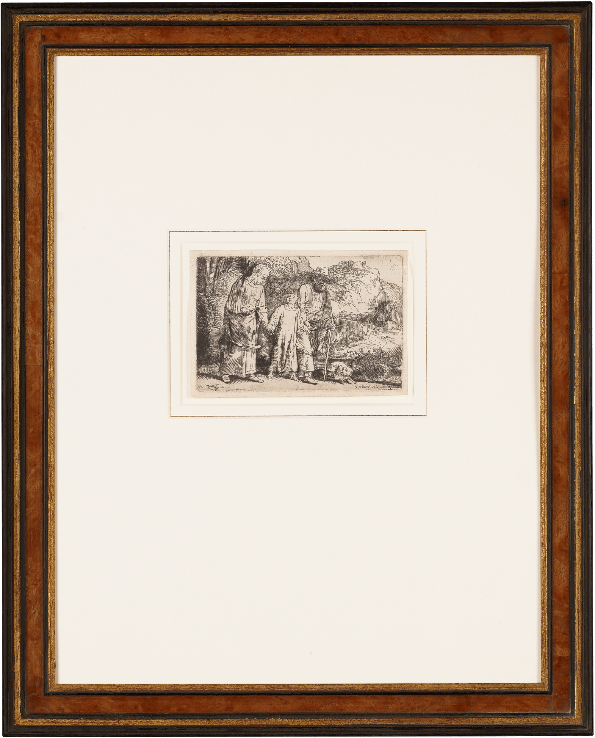 Christ Returning from the Temple by Rembrandt van Rijn