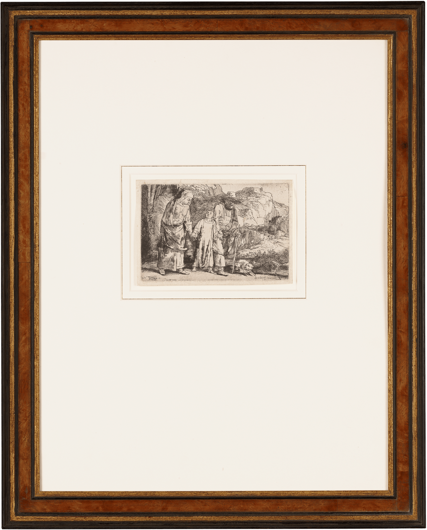 Christ Returning from the Temple by Rembrandt van Rijn
