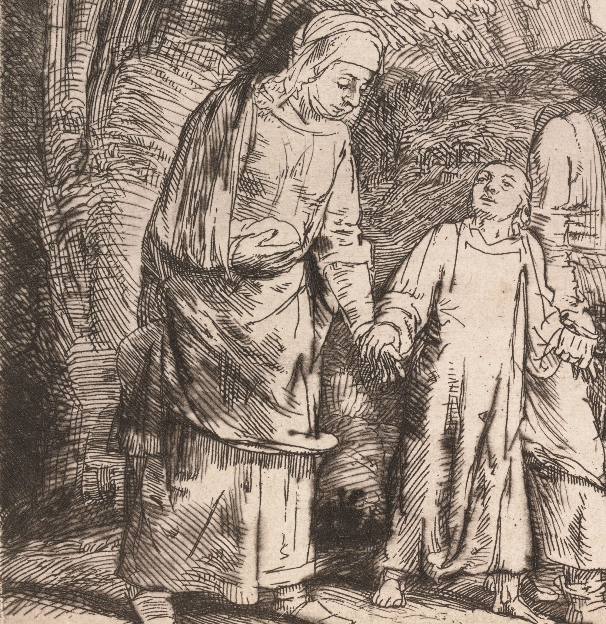 Christ Returning from the Temple by Rembrandt van Rijn