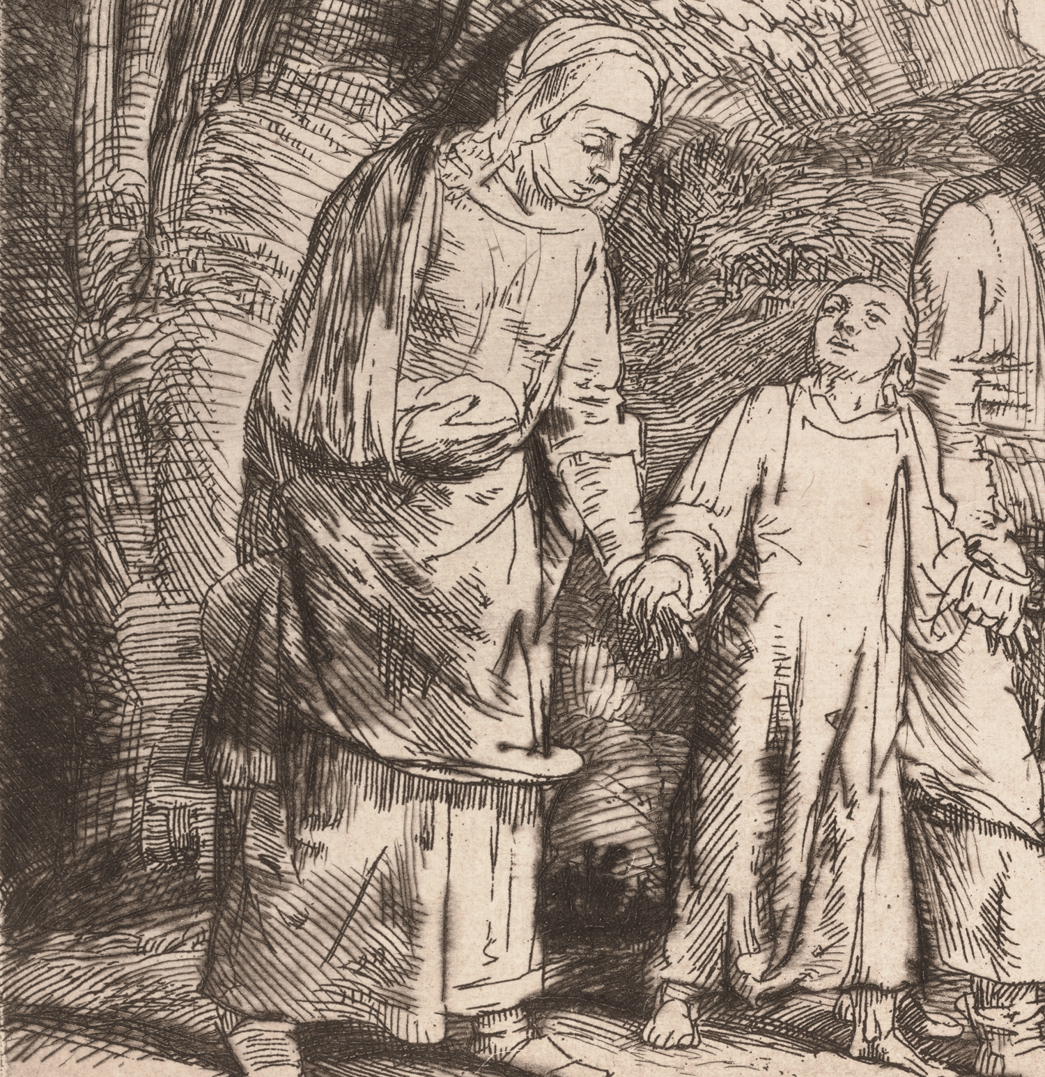 Christ Returning from the Temple by Rembrandt van Rijn