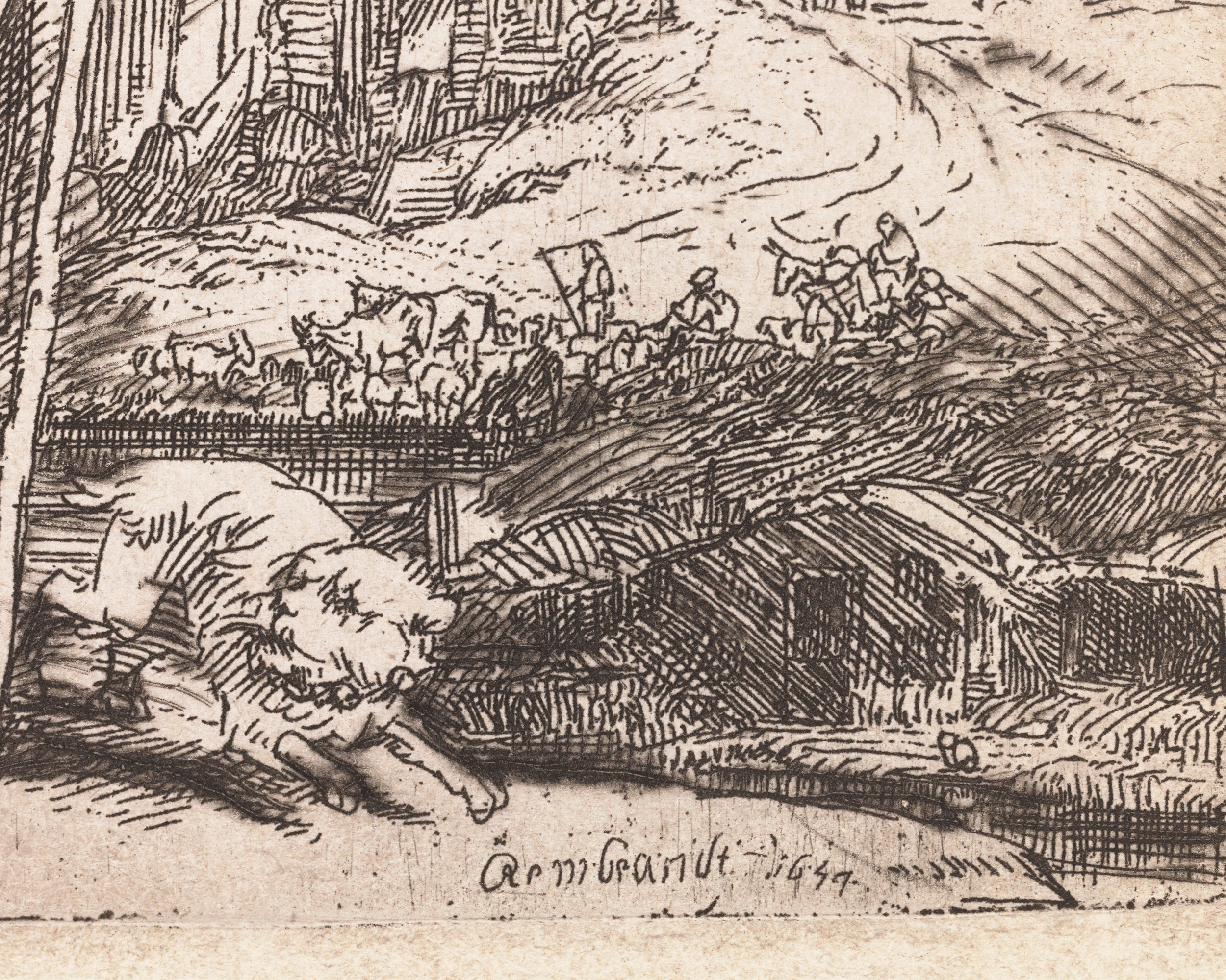 Christ Returning from the Temple by Rembrandt van Rijn