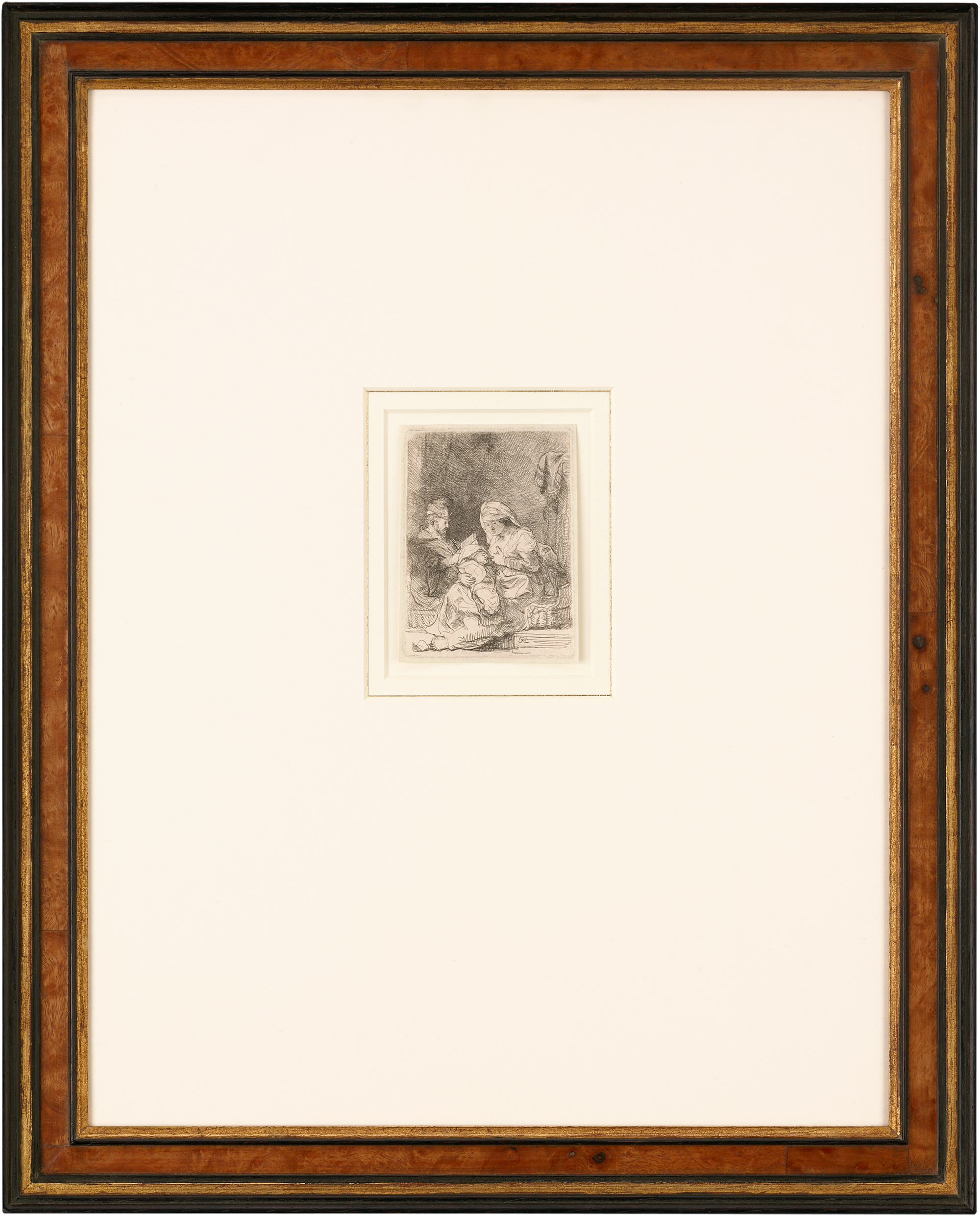 The Holy Family by Rembrandt van Rijn