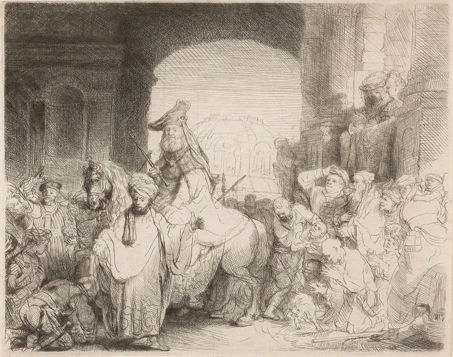 The Triumph of Mordecai by Rembrandt van Rijn