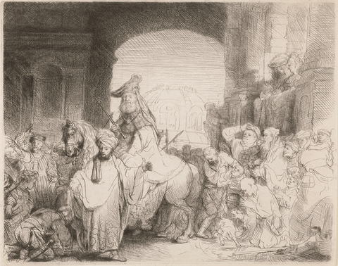 The Triumph of Mordecai by Rembrandt van Rijn