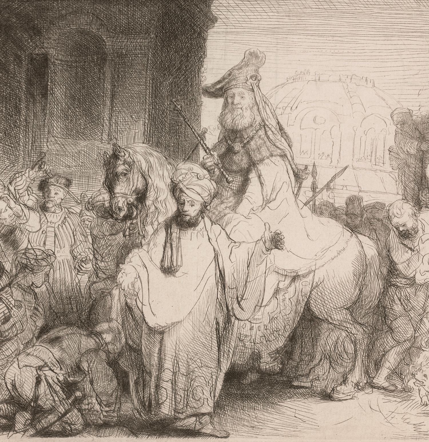 The Triumph of Mordecai by Rembrandt van Rijn