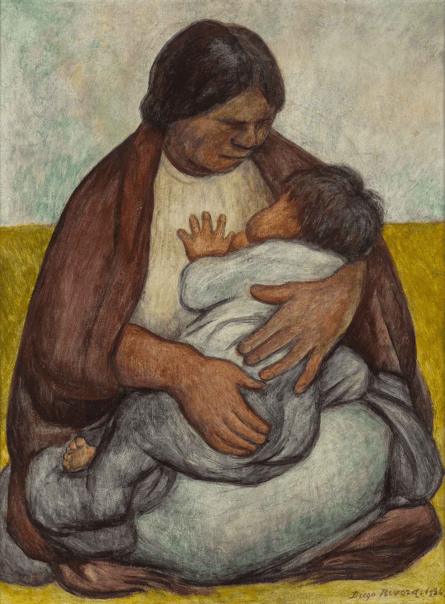Mother and Child by Diego Rivera