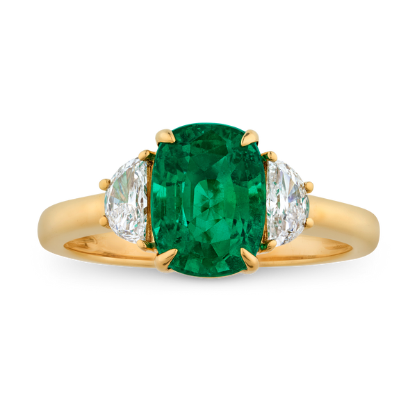 Zambian Emerald Ring, 2.33 Carats