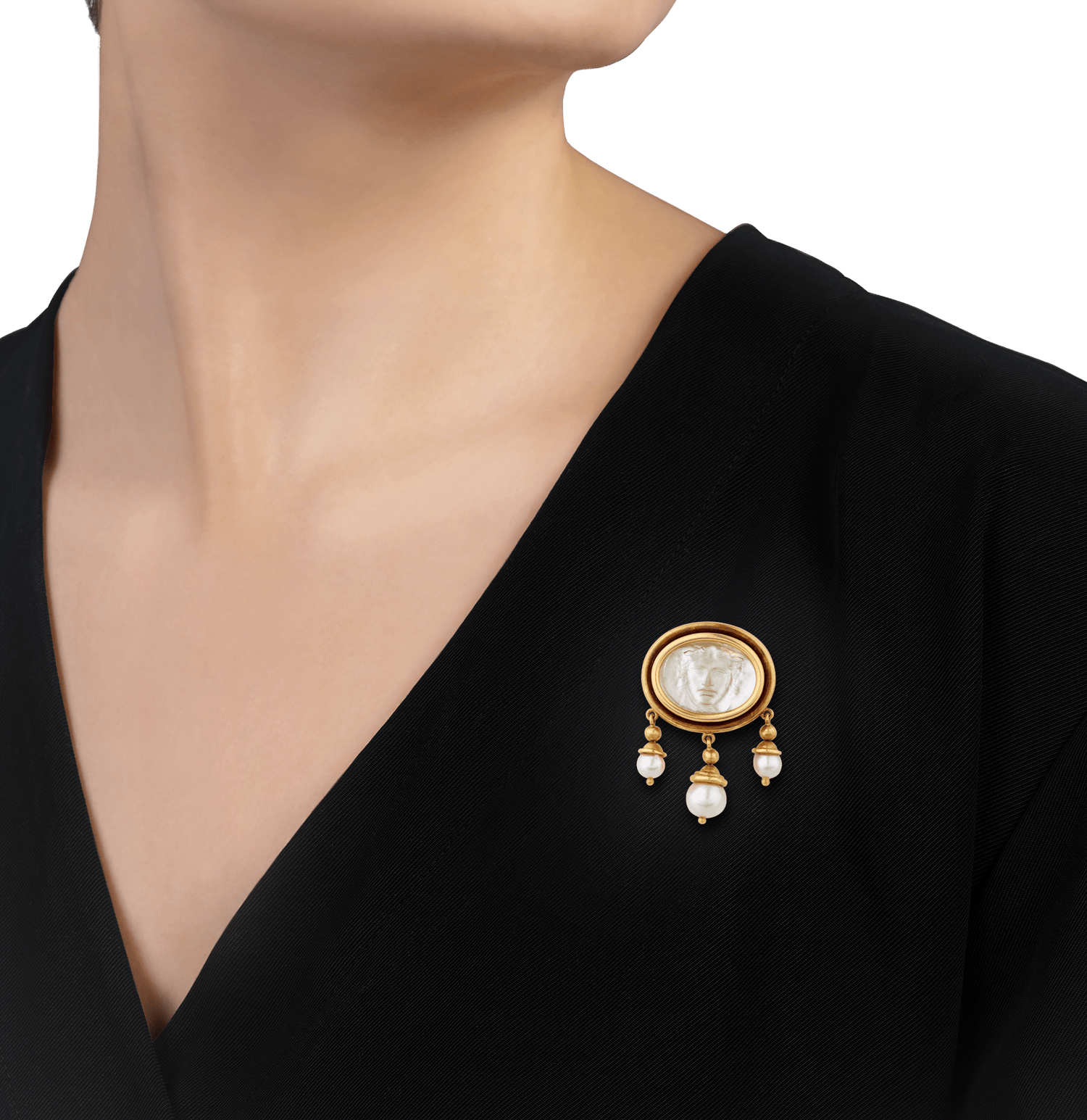 Elizabeth Locke Mother-of-Pearl Brooch
