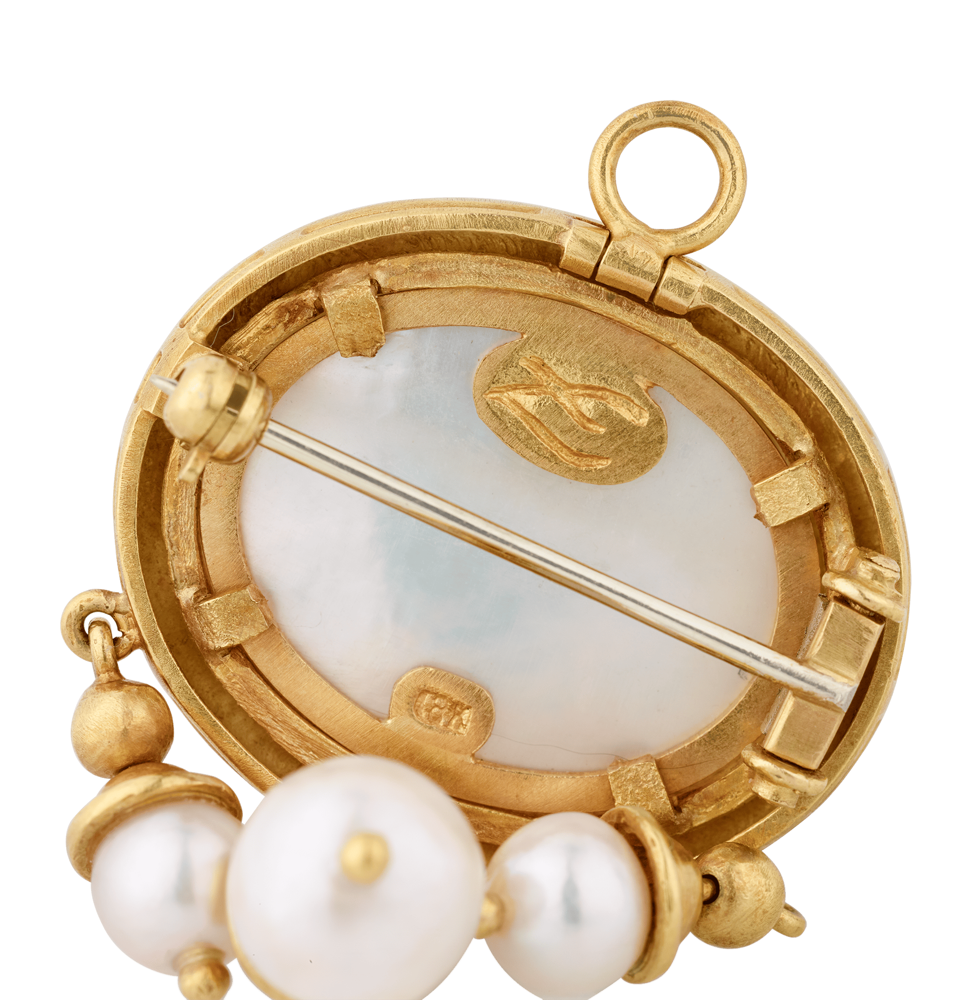 Elizabeth Locke Mother-of-Pearl Brooch
