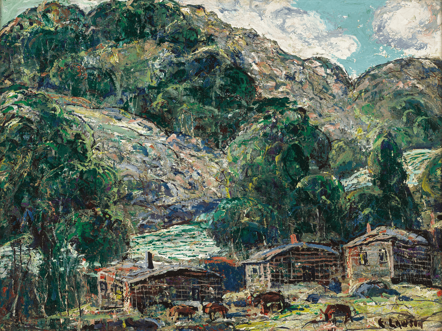 Little Ranch, Colorado by Ernest Lawson