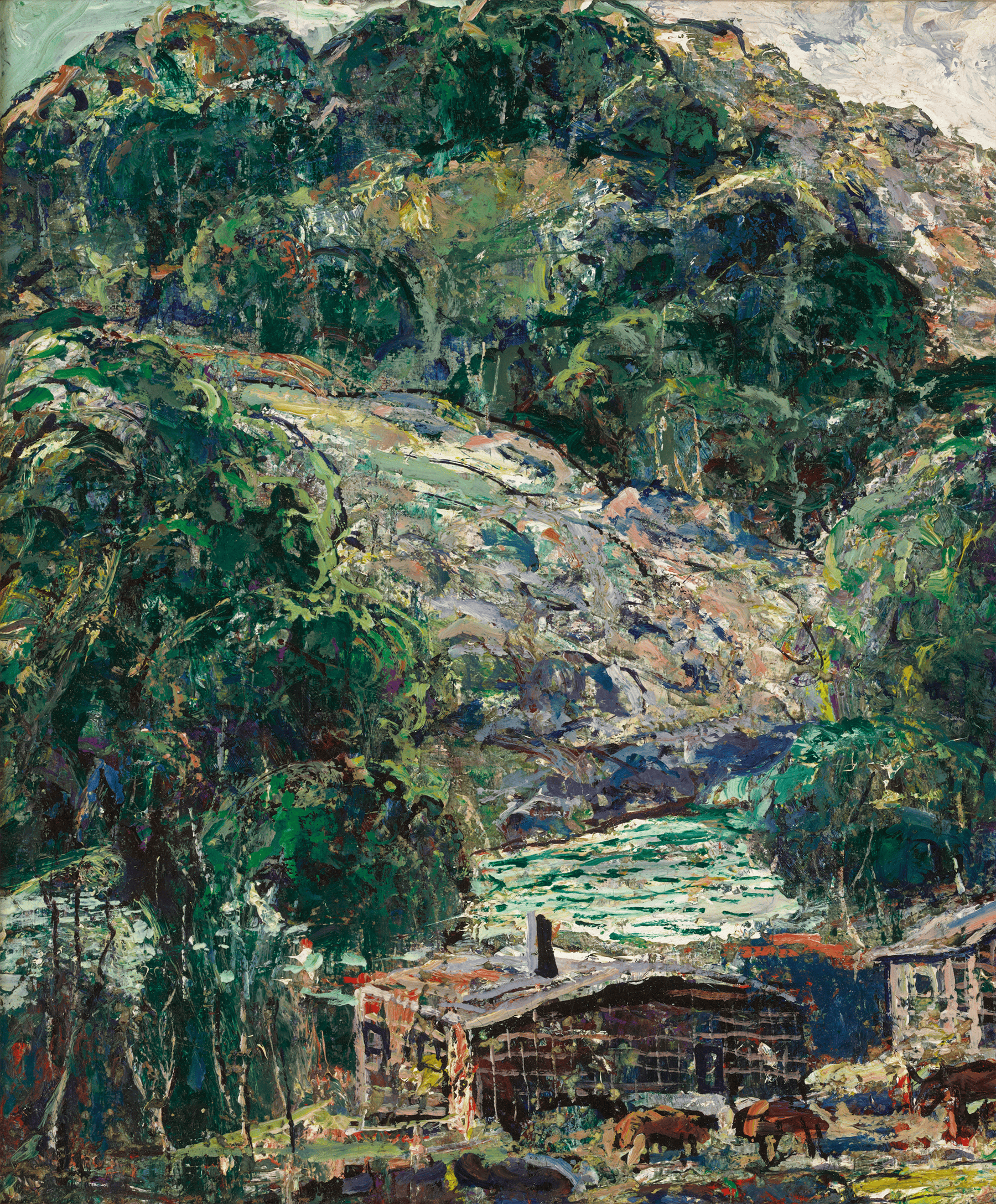 Little Ranch, Colorado by Ernest Lawson