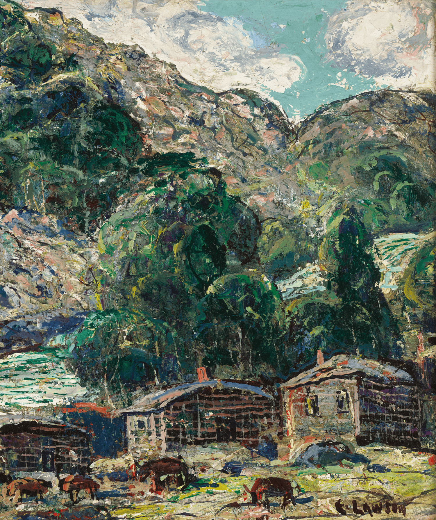 Little Ranch, Colorado by Ernest Lawson