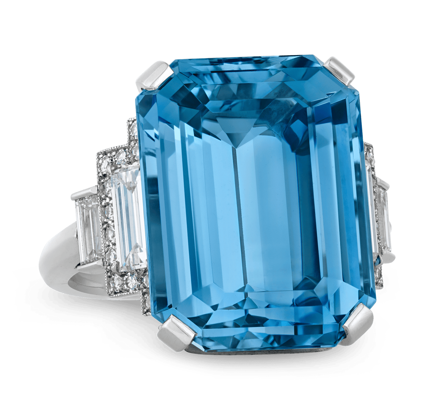 Raymond Yard Aquamarine Ring, 15.72 Carats