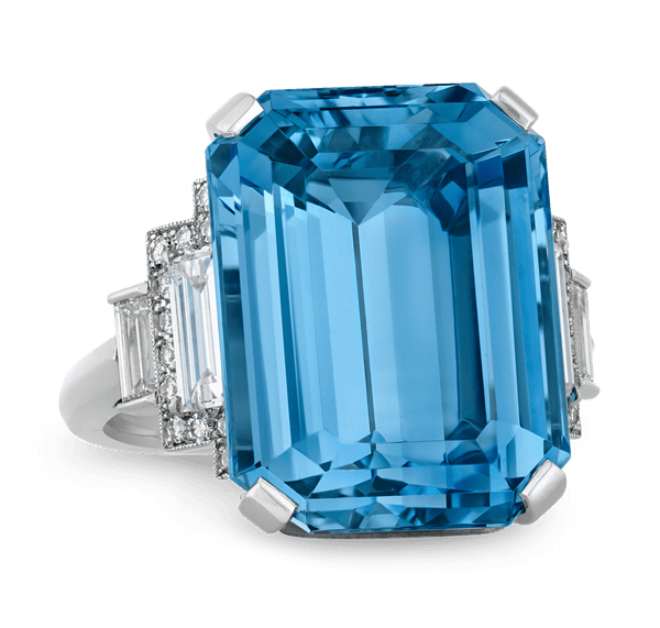 Raymond Yard Aquamarine Ring, 15.72 Carats
