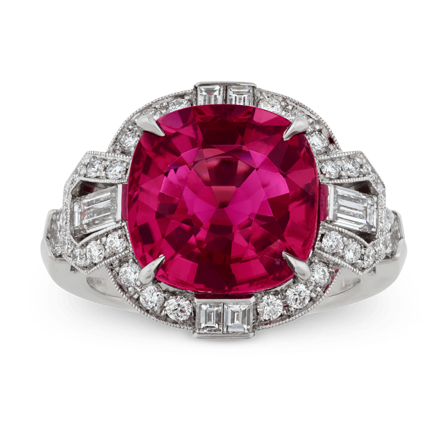 Raymond Yard Pink Tourmaline Ring, 5.90 Carats
