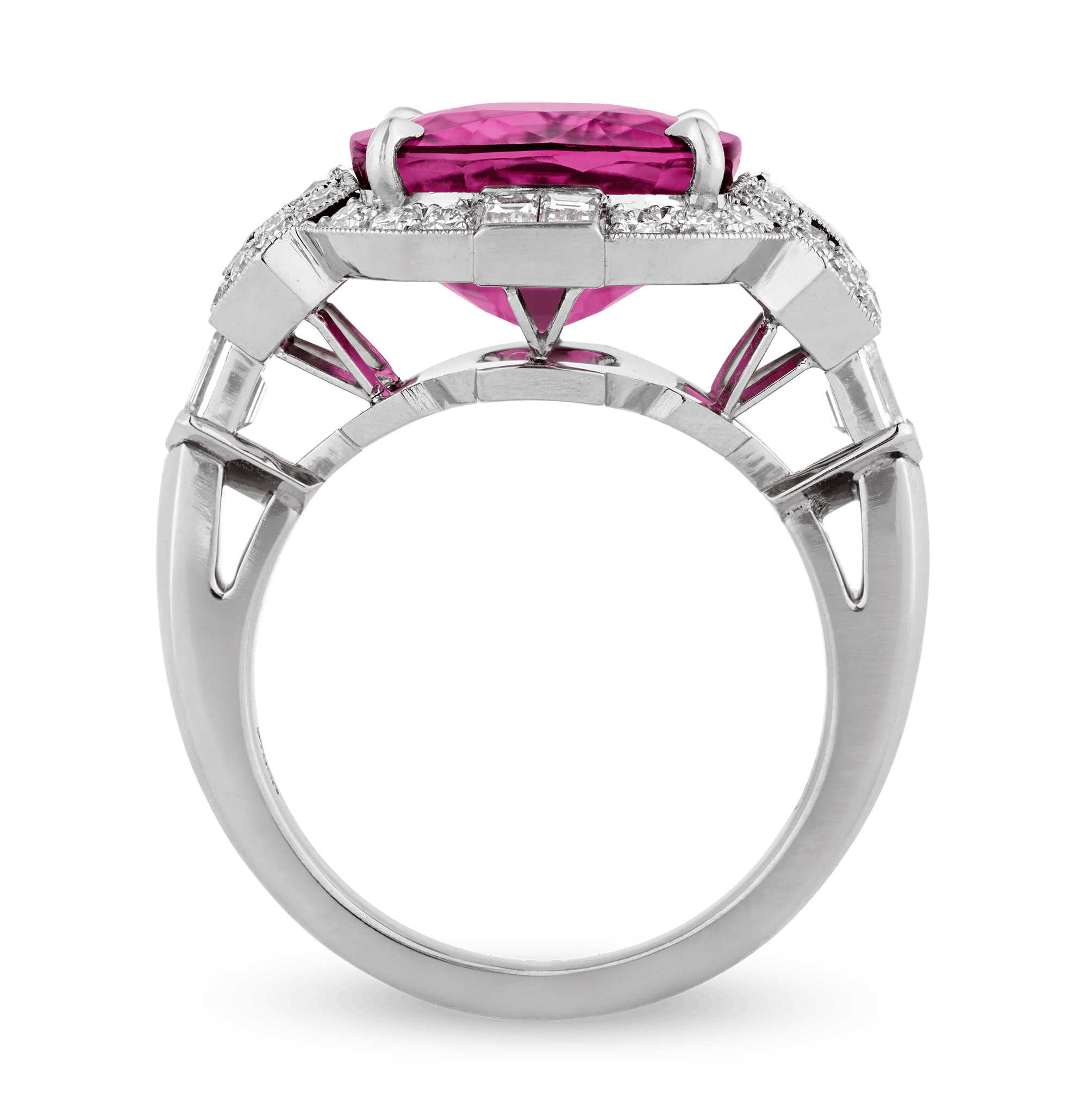 Raymond Yard Pink Tourmaline Ring, 5.90 Carats