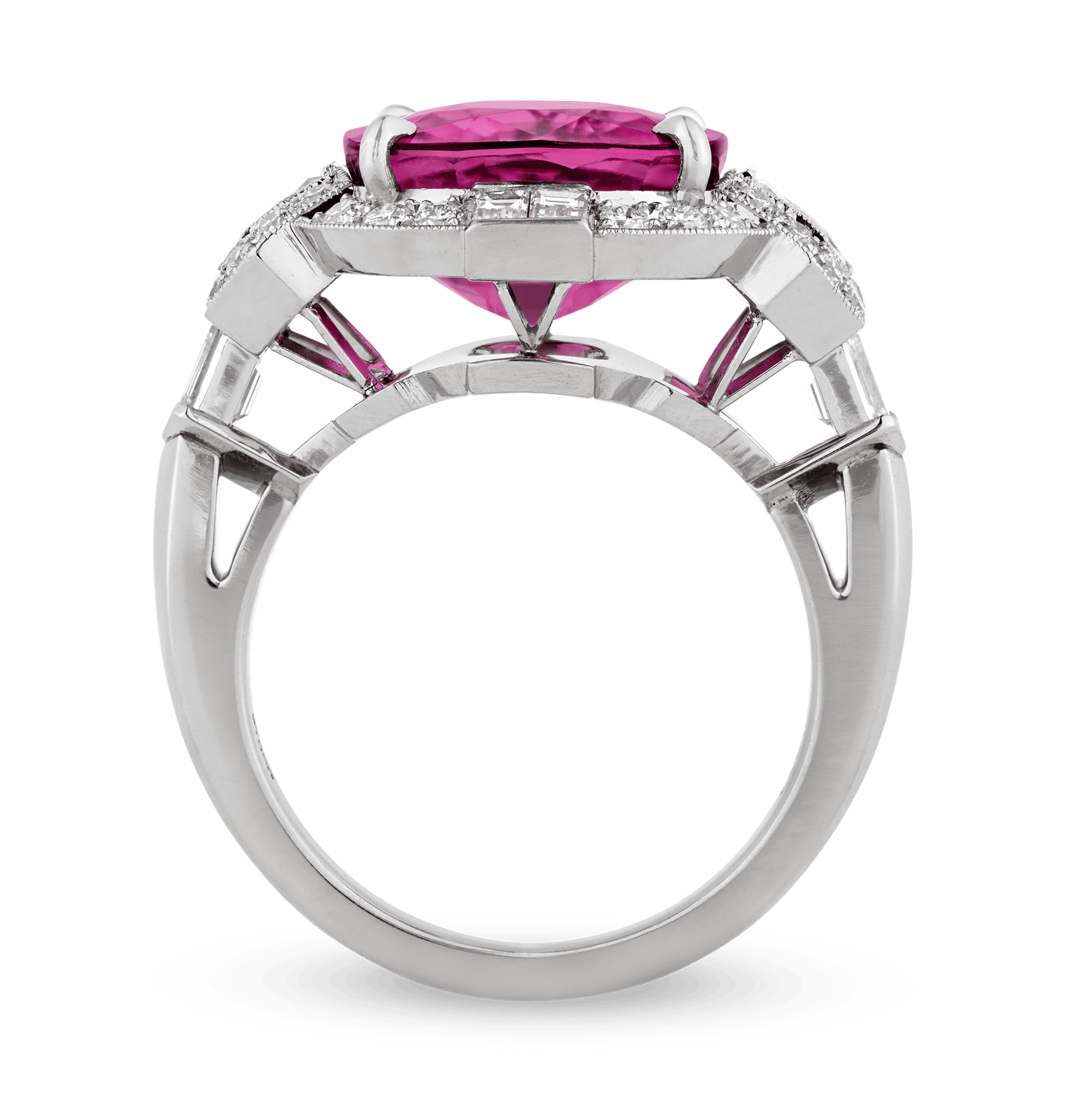 Raymond Yard Pink Tourmaline Ring, 5.90 Carats