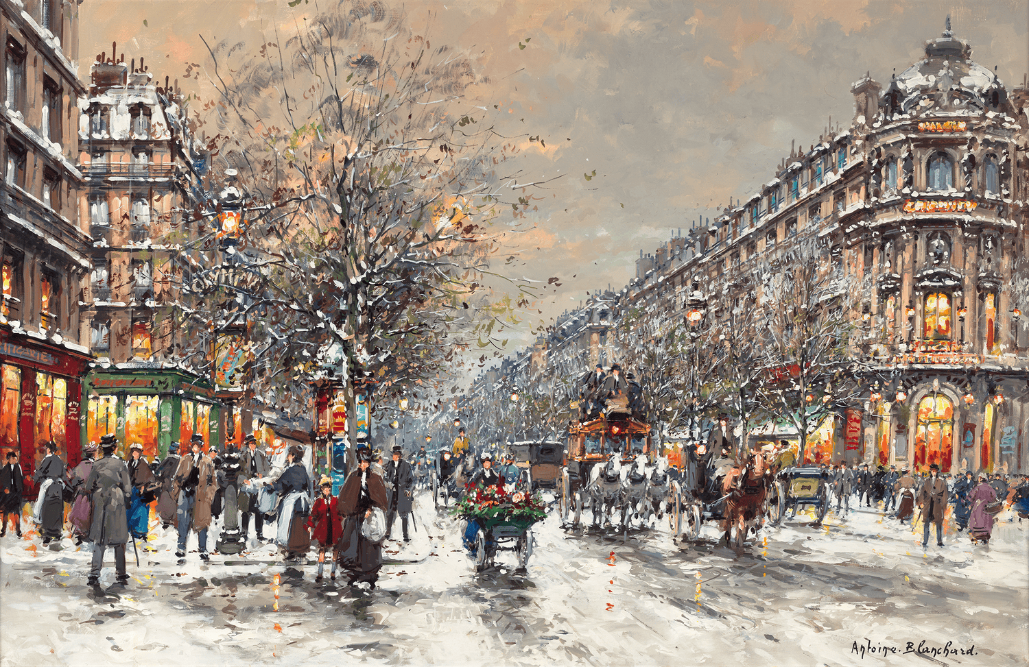 Le Vaudeville by Antoine Blanchard