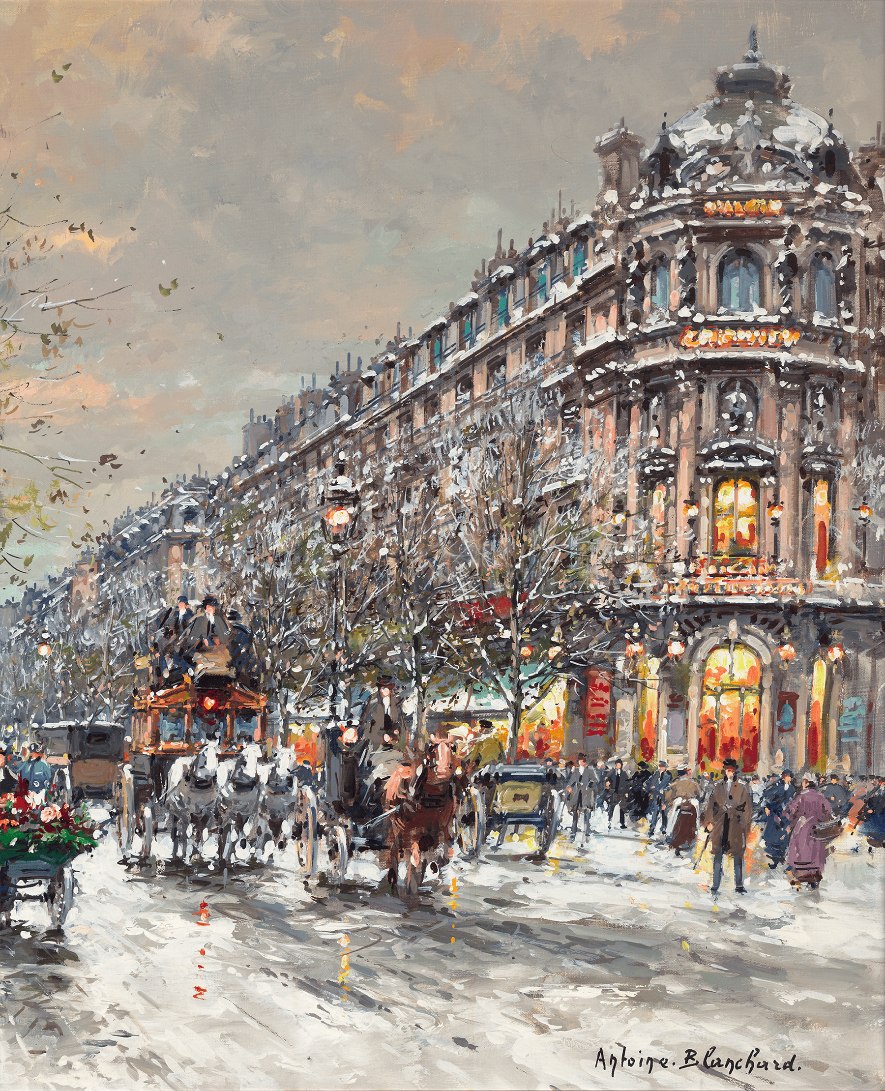 Le Vaudeville by Antoine Blanchard