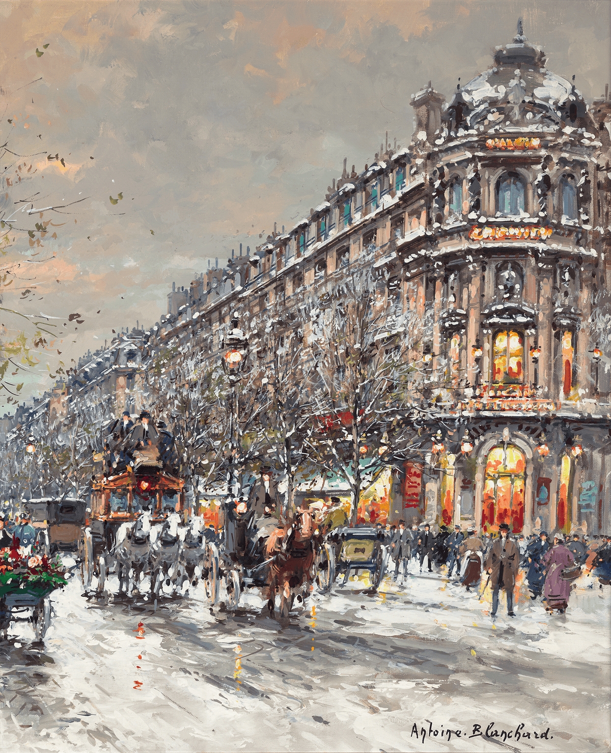 Le Vaudeville by Antoine Blanchard
