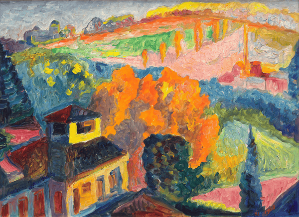Autumn in Saleggio by Andreas Jawlensky