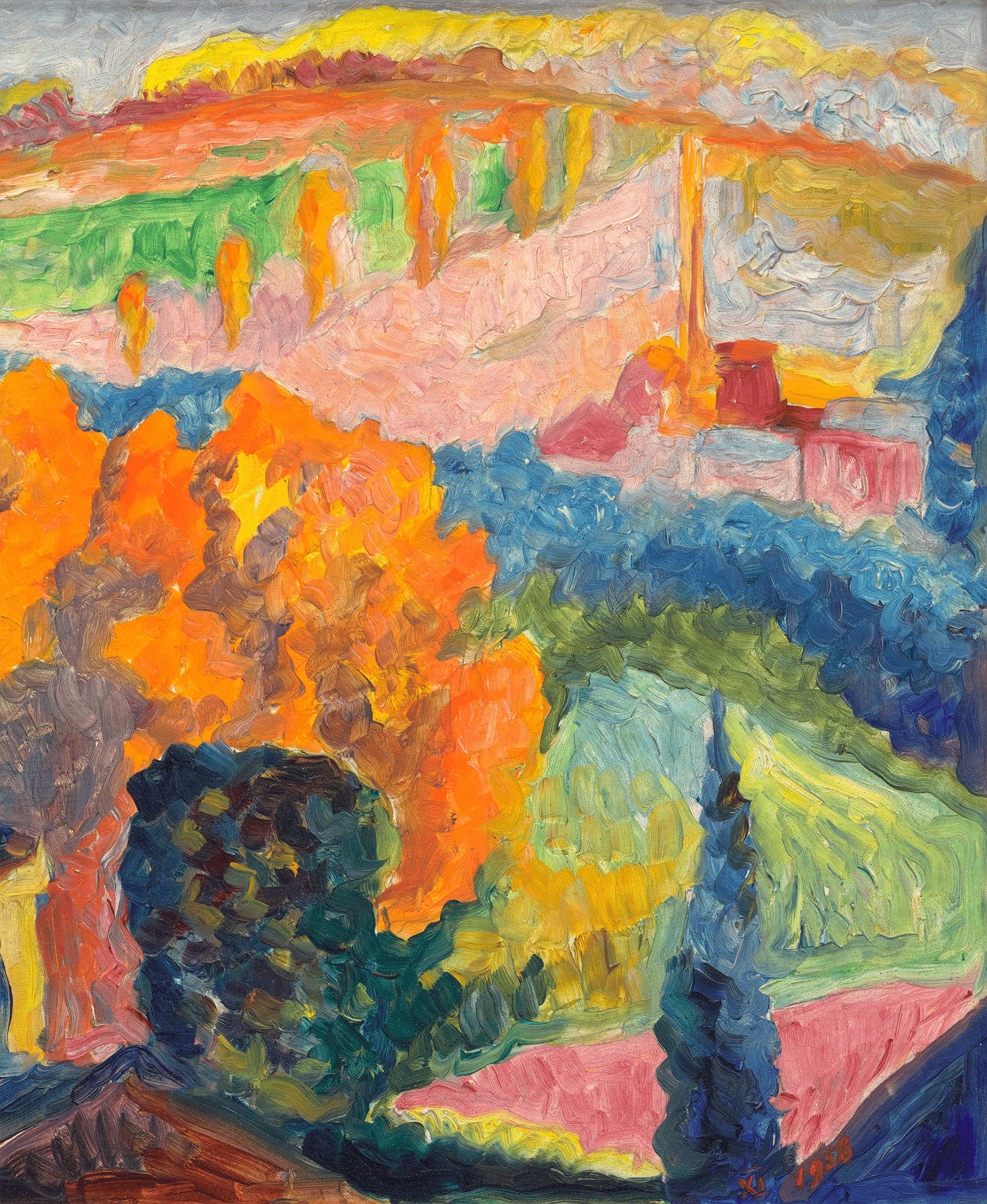 Autumn in Saleggio by Andreas Jawlensky