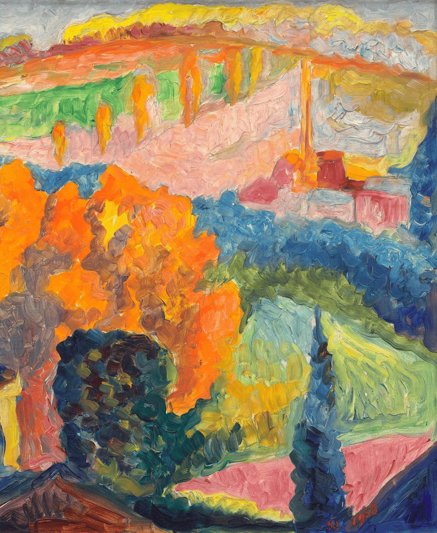 Autumn in Saleggio by Andreas Jawlensky