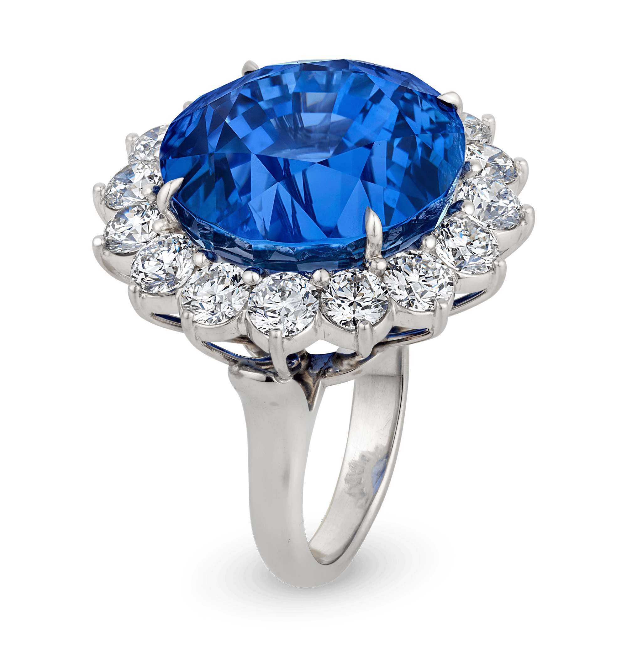 Burma Sapphire Ring, Untreated, 38.71 Carats