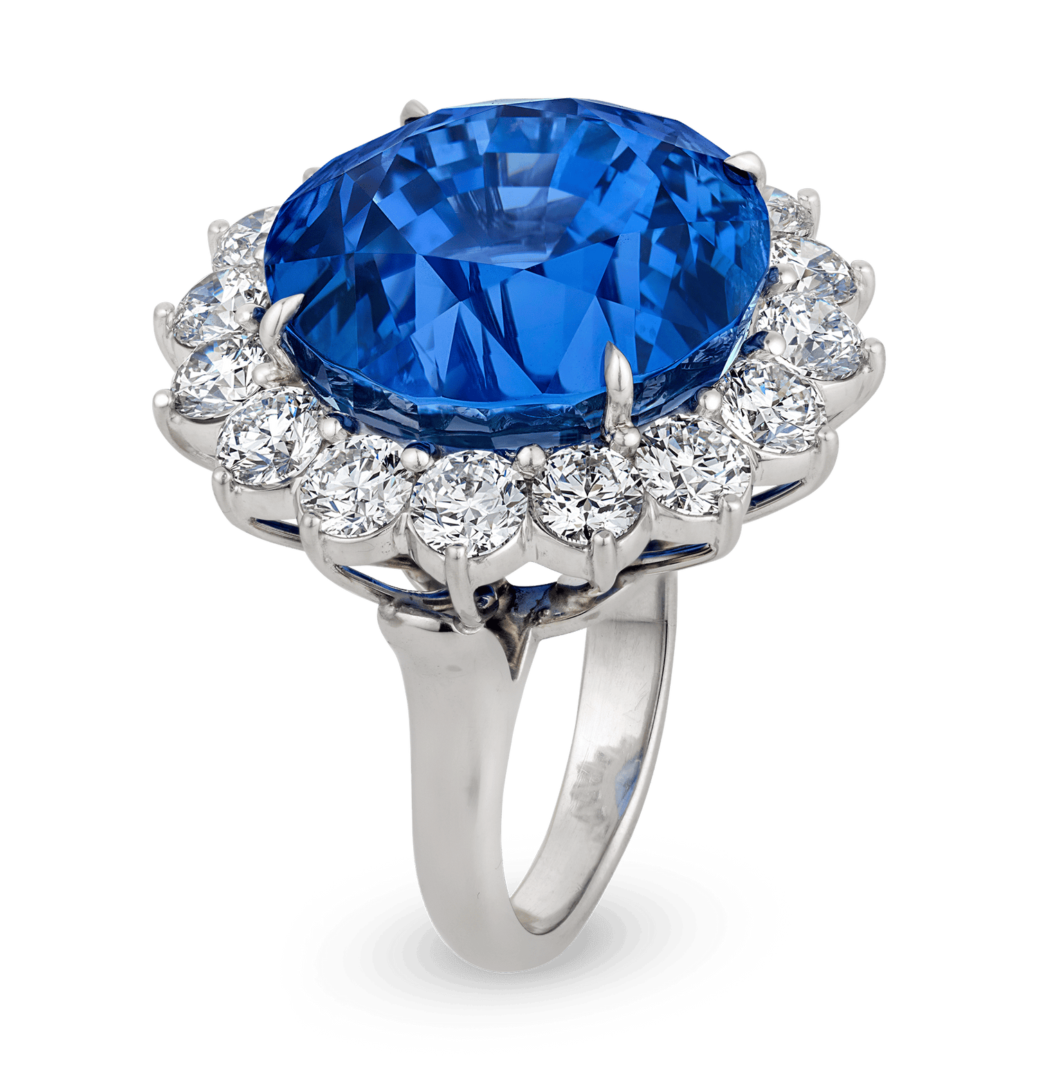 Burma Sapphire Ring, Untreated, 38.71 Carats