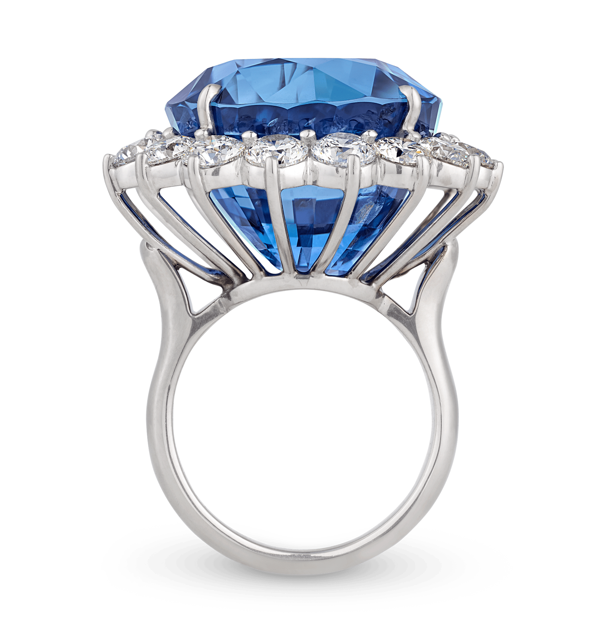 Burma Sapphire Ring, Untreated, 38.71 Carats