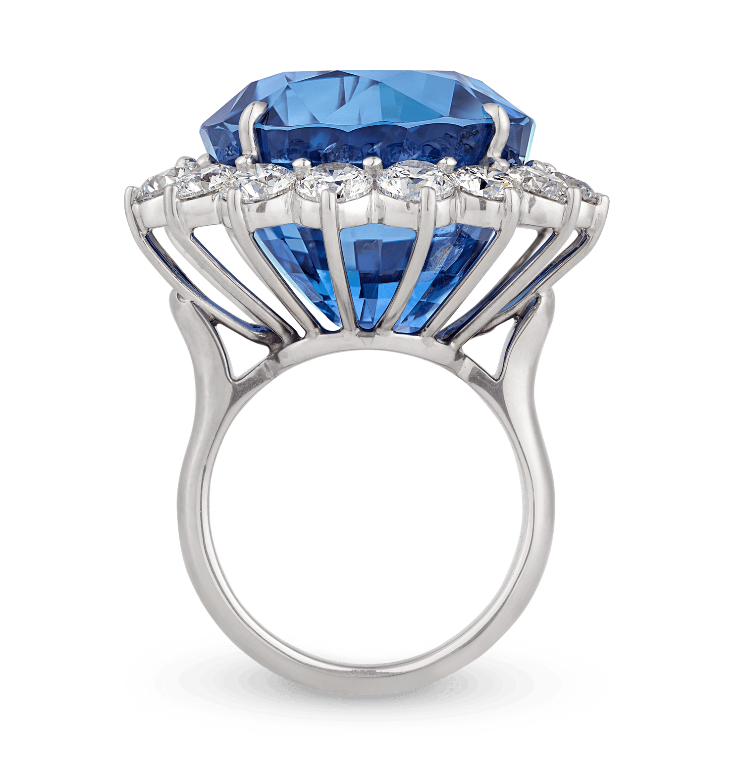 Burma Sapphire Ring, Untreated, 38.71 Carats