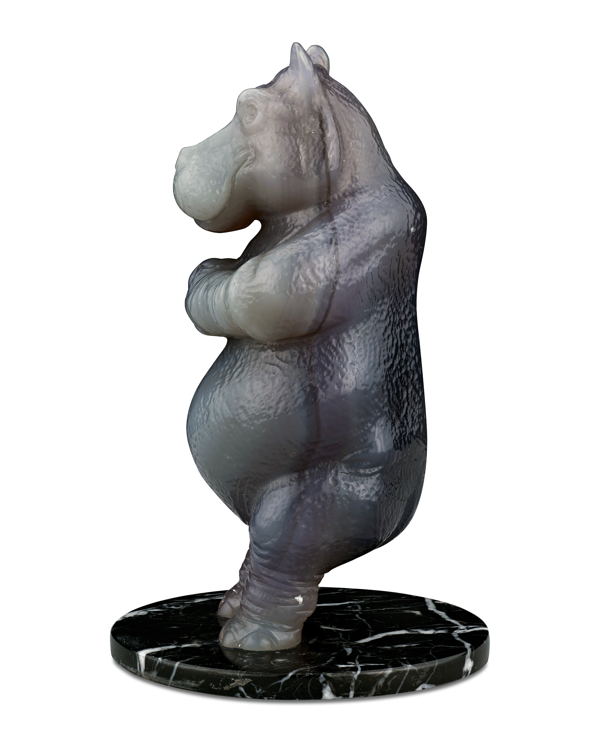 Quartz Hippopotamus by Andreas von Zadora-Gerlof