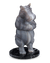 Carved Quartz Hippopotamus by Andreas von Zadora-Gerlof