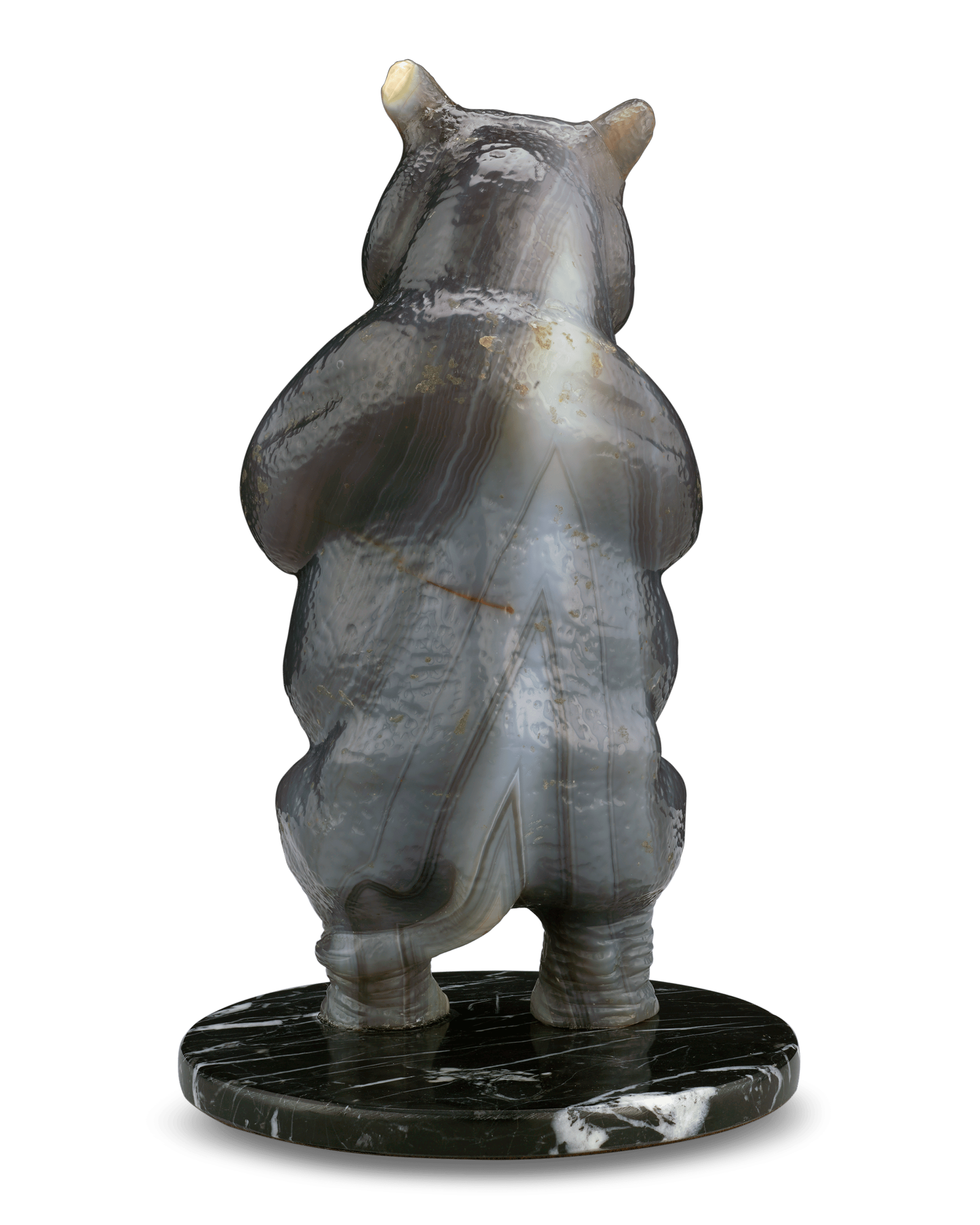 Carved Quartz Hippopotamus by Andreas von Zadora-Gerlof | M.S. Rau