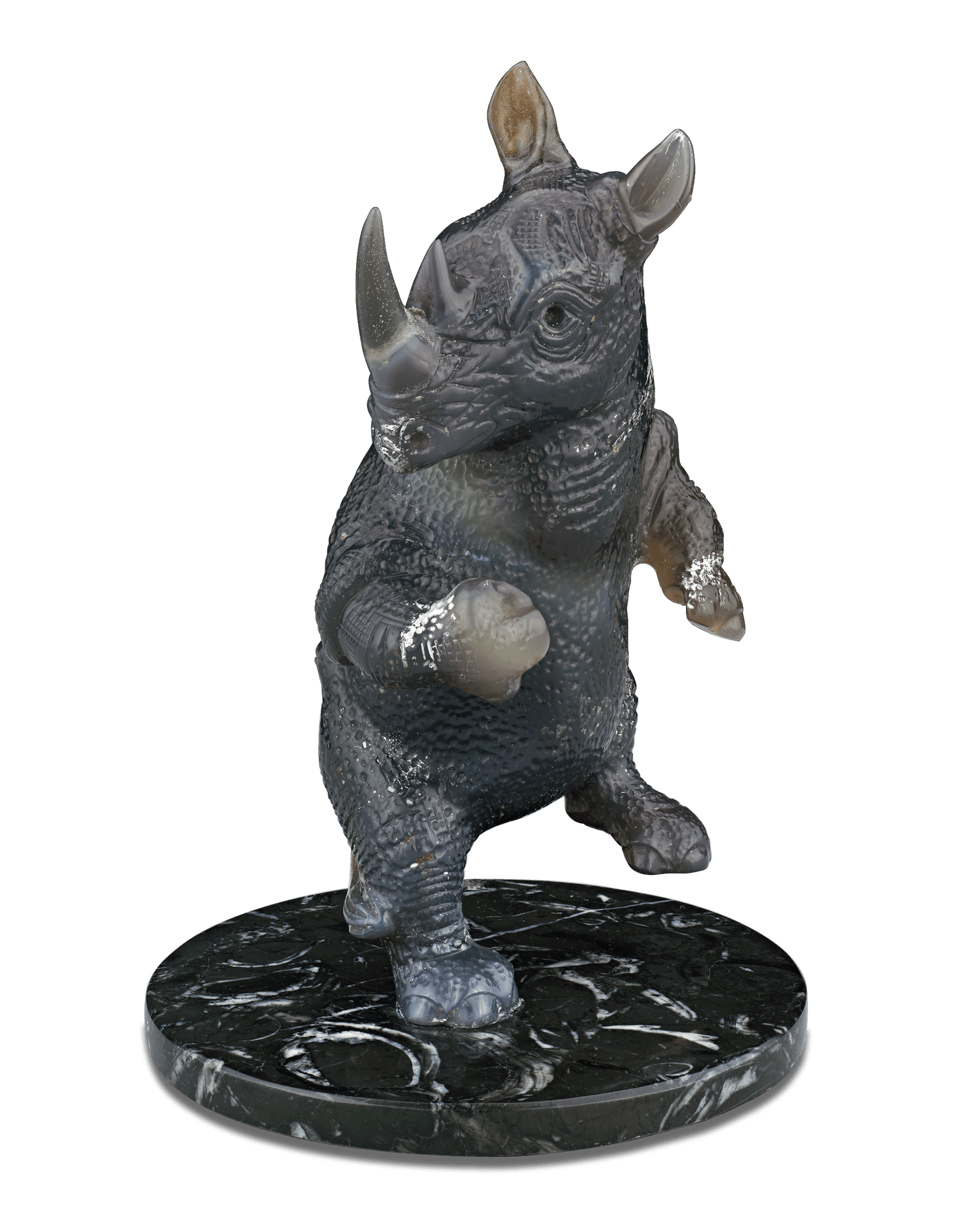 Quartz Rhinoceros by Andreas von Zadora-Gerlof
