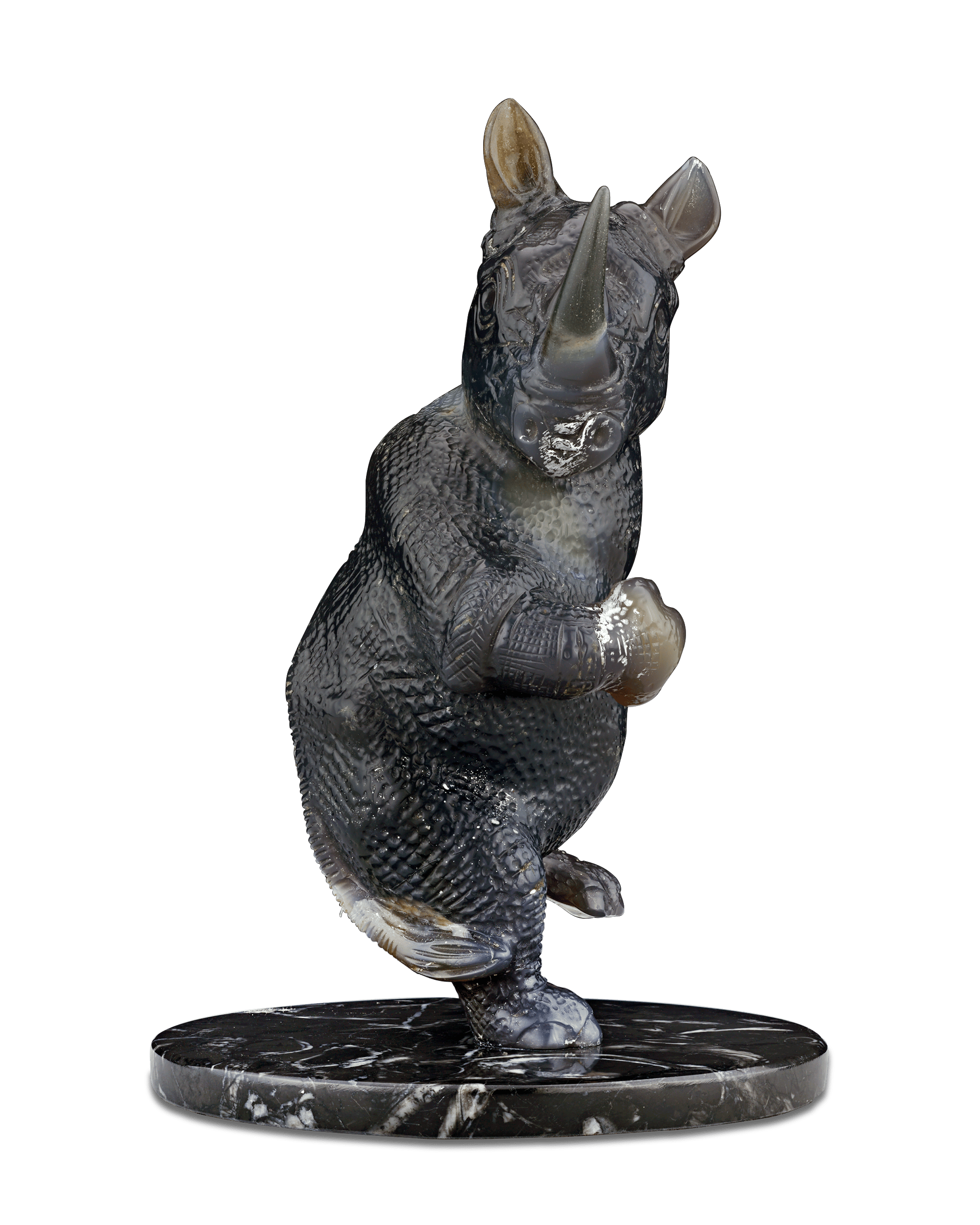 Quartz Rhinoceros by Andreas von Zadora-Gerlof