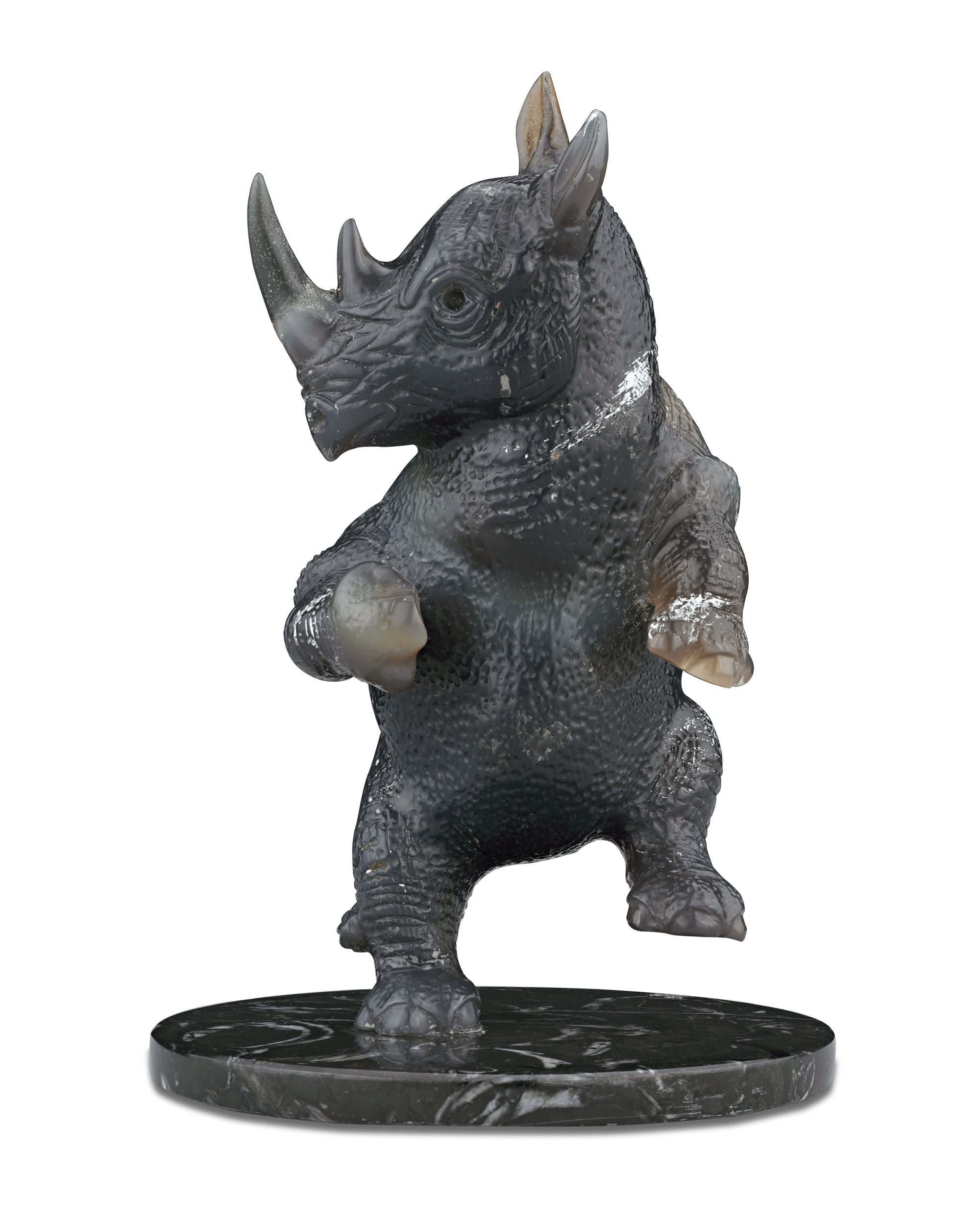 Quartz Rhinoceros by Andreas von Zadora-Gerlof