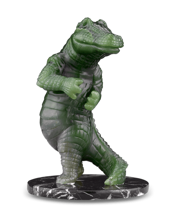 Jadeite Crocodile by Andreas von Zadora-Gerlof
